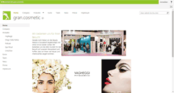 Desktop Screenshot of gran-cosmetic.com